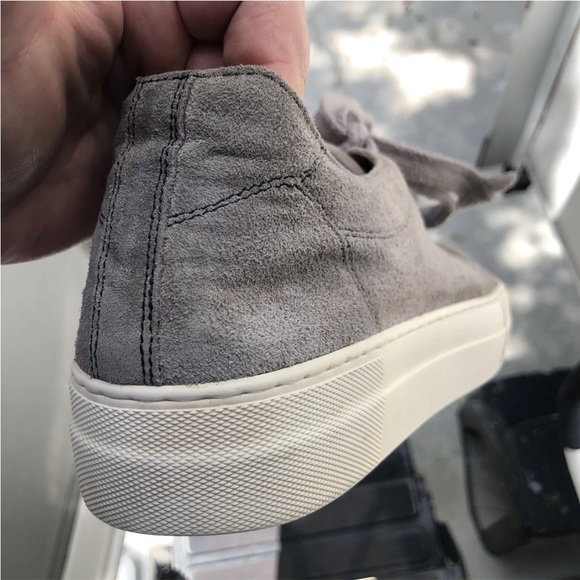 Helmut Lang Sneakers Women’s Gray Suede Margom Sole Made in Italy US 9.5 EU 40.5 - Picture 6 of 10